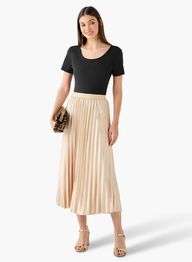 سبلاش فيڤ Midi Skirt with Pleats